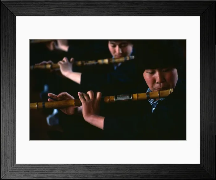 Framed Print : South Korea, Arts, Pupils At National Classical School Of Music Framed Print : South Korea, Arts, Pupils At National Classical School Of Music