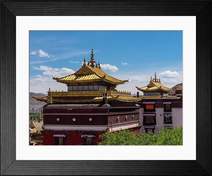 Framed Print : Xigaze Monastery, Tibet, China, Asia