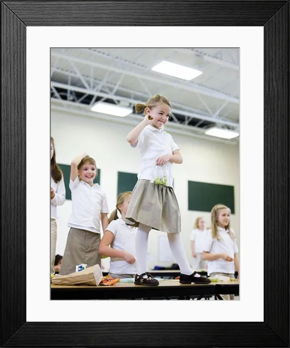 Framed Print : school lunch Framed Print : school lunch