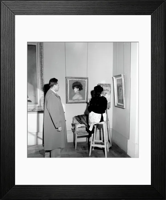 Framed Print : Home Towner Series - Daniel L. Goldy. Photographs of Marshall Plan Programs, Exhibits, and Personnel