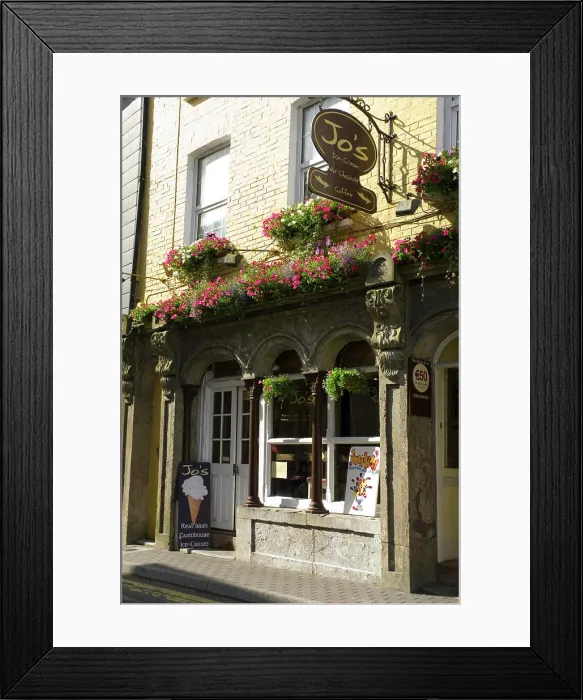 Framed Print : Ireland, County Cork, Kinsale. Ice cream shop on Main Street Framed Print : Ireland, County Cork, Kinsale. Ice cream shop on Main Street