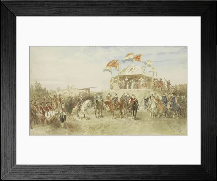 Framed Print : The departure of the Spanish garrison from Den Bosch after the surrender to Frederik Hendrik in 1629 Framed Print : The departure of the Spanish garrison from Den Bosch after the surrender to Frederik Hendrik in 1629