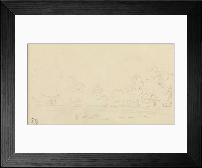 Framed Print : Landscape, Thomas Daniell, 1749-1840 Framed Print : Landscape, Thomas Daniell, 1749-1840