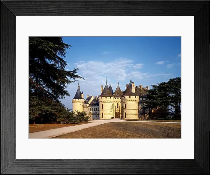 Framed Print : Chaumont, castle, view from the south