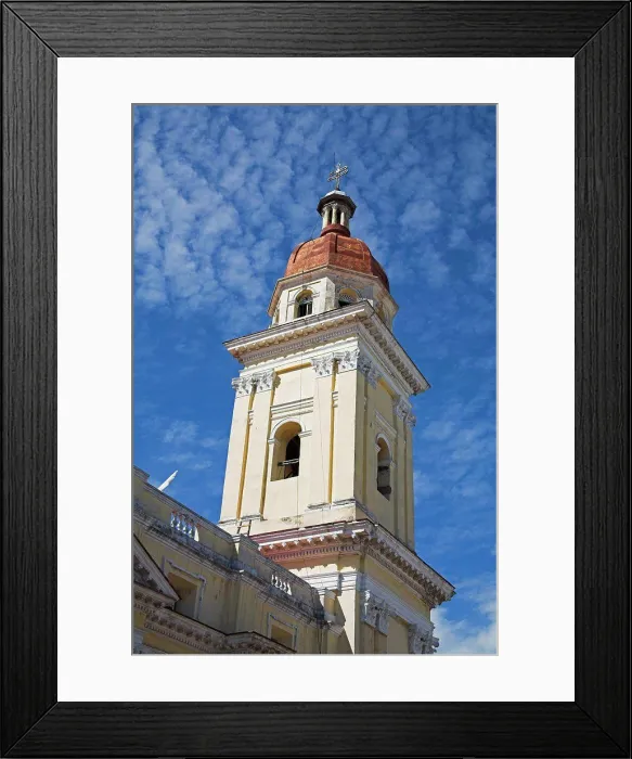 Framed Print : Bell tower, the Cathedral, Parque Cespedes, Santiago de Cuba, Cuba Framed Print : Bell tower, the Cathedral, Parque Cespedes, Santiago de Cuba, Cuba