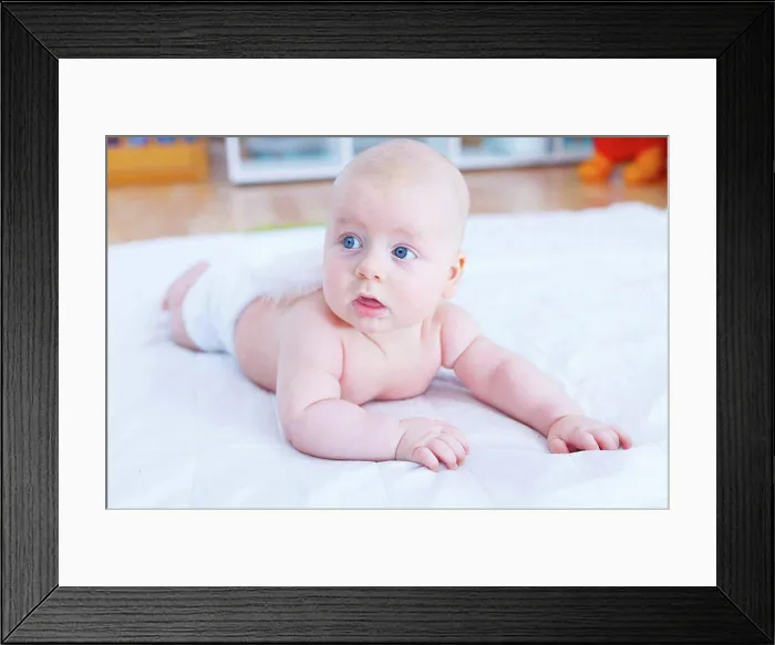 Framed Print : Baby boy crawling Framed Print : Baby boy crawling