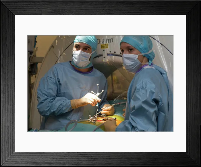 Framed Print : Reportage in the orthopedic surgery operating theatre in Pasteur 2 Hospital Framed Print : Reportage in the orthopedic surgery operating theatre in Pasteur 2 Hospital