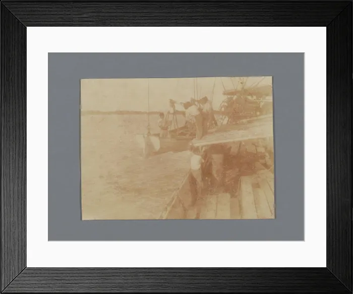 Framed Print : Laying down a sloop, c. 1930 - c