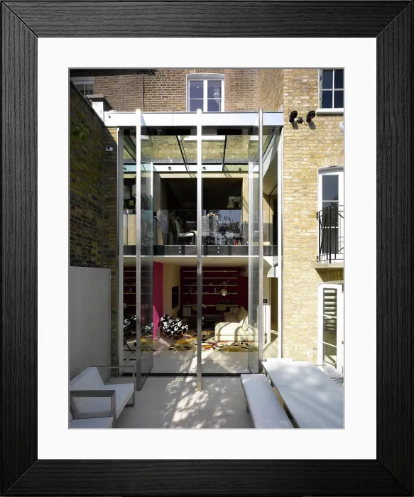 Framed Print : Rear extension London. Architectural Stock, Various, United Kingdom. Architect: n / a, 2016 Framed Print : Rear extension London. Architectural Stock, Various, United Kingdom. Architect: n / a, 2016