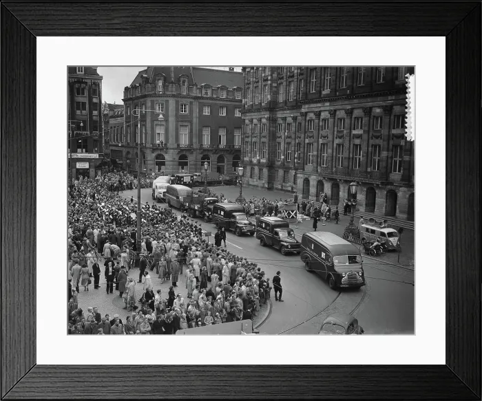 Framed Print : Anefo photo collection. IJ tunnel ster ride motorsport on the dam. September 26, 1952. Amsterdam, Noord-Holland Framed Print : Anefo photo collection. IJ tunnel ster ride motorsport on the dam. September 26, 1952. Amsterdam, Noord-Holland