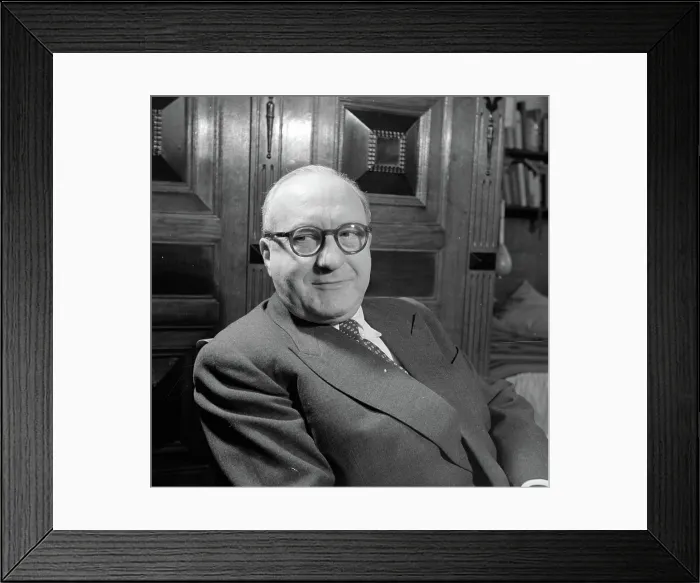 Framed Print : Poll photo collection. Portraits. Portrait of Alfons Fink. January 3, 1953 Framed Print : Poll photo collection. Portraits. Portrait of Alfons Fink. January 3, 1953