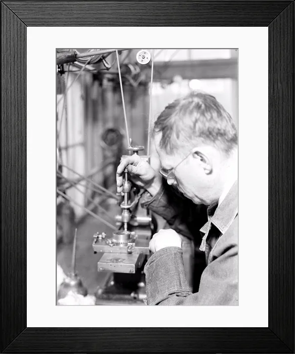 Framed Print : Lancaster, Pennsylvania - Hamilton Watch