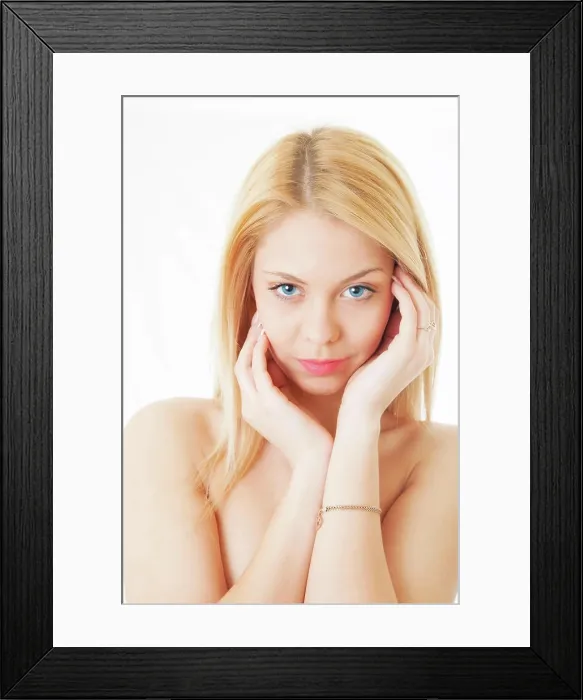 Framed Print : girl person Attractive young blonde woman Framed Print : girl person Attractive young blonde woman