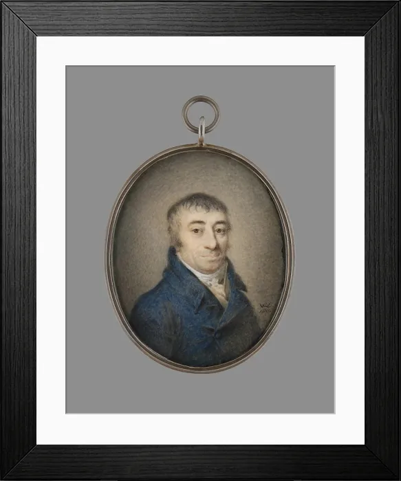 Framed Print : Self -portrait in old age; Lesseur Framed Print : Self -portrait in old age; Lesseur