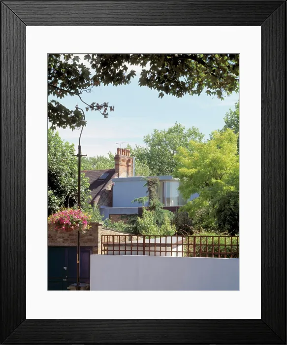 Framed Print : stealth house Framed Print : stealth house