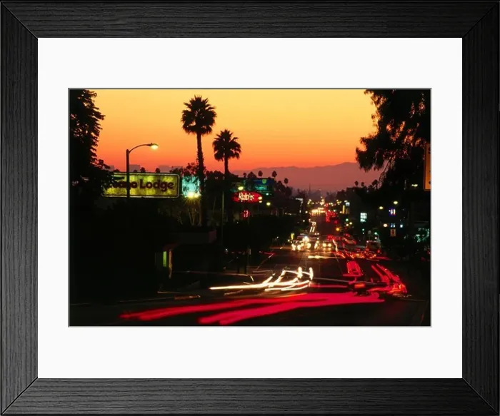 Framed Print : Crossing Wilshire Boulevard and Vermont Avenue, Downtown L.A. Los Angeles, California, USA Framed Print : Crossing Wilshire Boulevard and Vermont Avenue, Downtown L.A. Los Angeles, California, USA