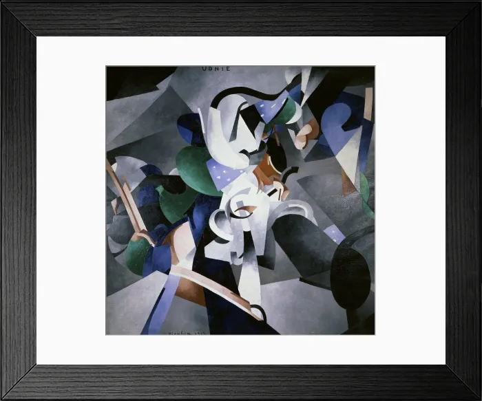 Framed Print : Udnie, Young American Girl: Dance by Francis Picabia, 1913, 1879-1953, France, Paris, Musee National d'Art de Moderne