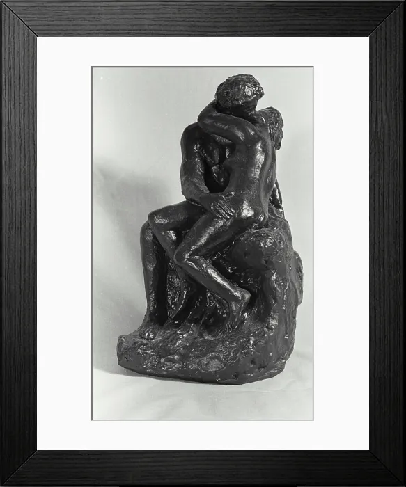 Framed Print : The Kiss Le Baiser Auguste Rodin (1840-1917 French) Framed Print : The Kiss Le Baiser Auguste Rodin (1840-1917 French)