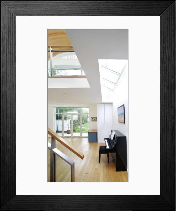 Framed Print : Private House, Alan Power Architects Framed Print : Private House, Alan Power Architects