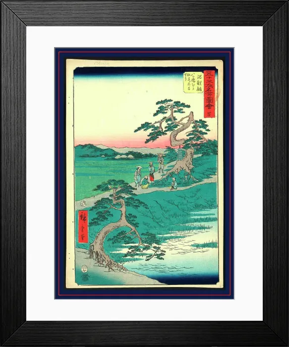 Framed Print : Chiryu, Ando, Hiroshige, 1797-1858