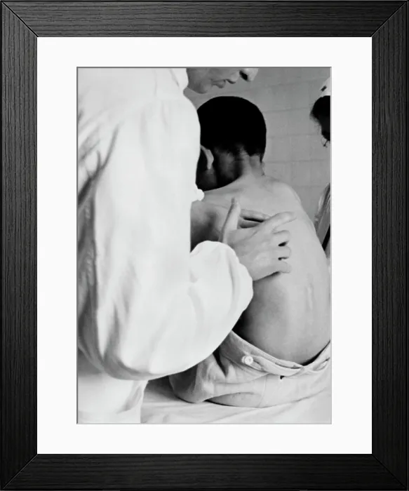 Framed Print : Colony, doctor who visits a child, turin, piemonte, italy 1930 Framed Print : Colony, doctor who visits a child, turin, piemonte, italy 1930
