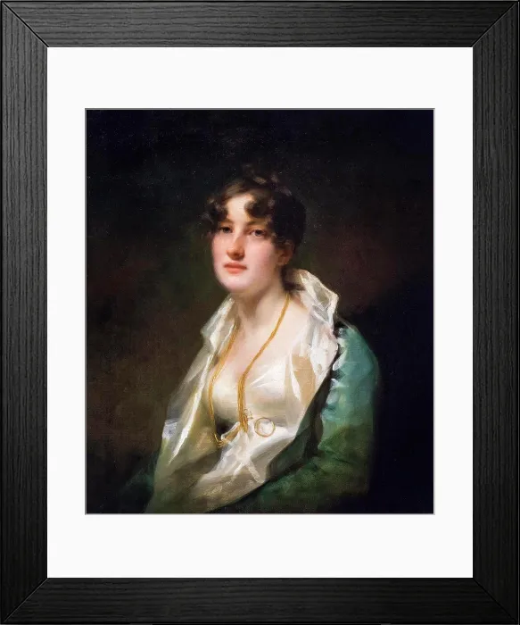 Framed Print : Mrs. Alexander Campbell of Possil; 1700s-1800s; Oil on canvas Henry Raeburn; Scottish; 1756-1823 Framed Print : Mrs. Alexander Campbell of Possil; 1700s-1800s; Oil on canvas Henry Raeburn; Scottish; 1756-1823