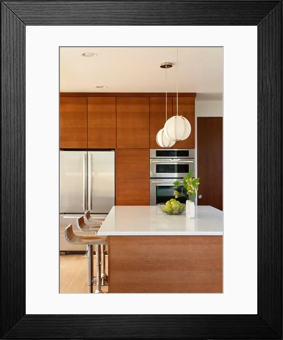 Framed Print : Interior of Modern Kitchen Framed Print : Interior of Modern Kitchen