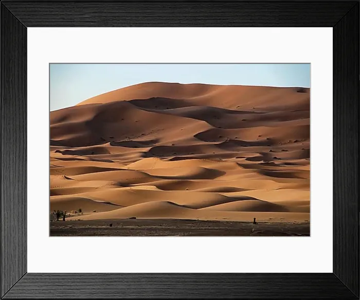 Framed Print : Dramatic dune shapes characterised by shadow and light Framed Print : Dramatic dune shapes characterised by shadow and light