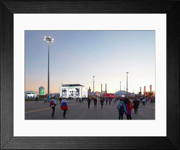Framed Print : MegaFon, Sochi Winter Olympics 2014 Framed Print : MegaFon, Sochi Winter Olympics 2014