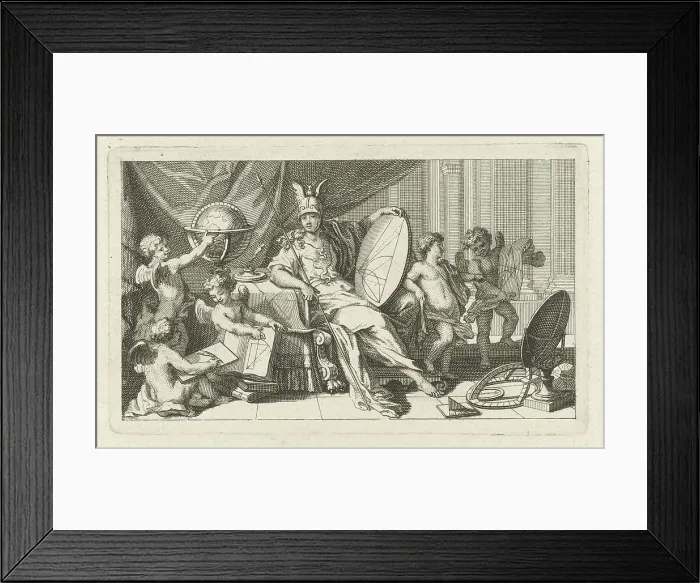 Framed Print : The female personification of geometry Framed Print : The female personification of geometry