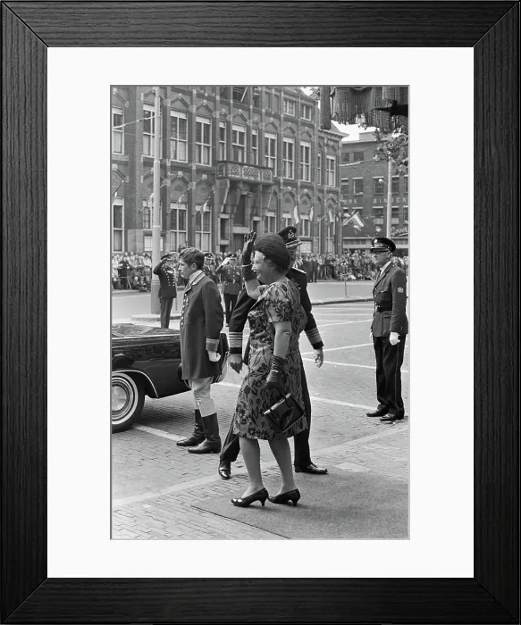 Framed Print : Anefo photo collection. Baptism of Prince Willem-Alexander