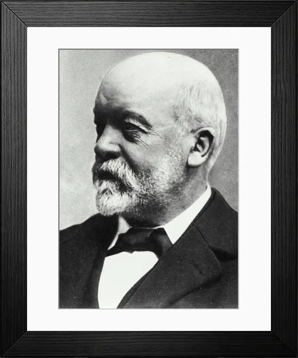 Framed Print : Gottlieb Daimler Inventor (1834-1900)