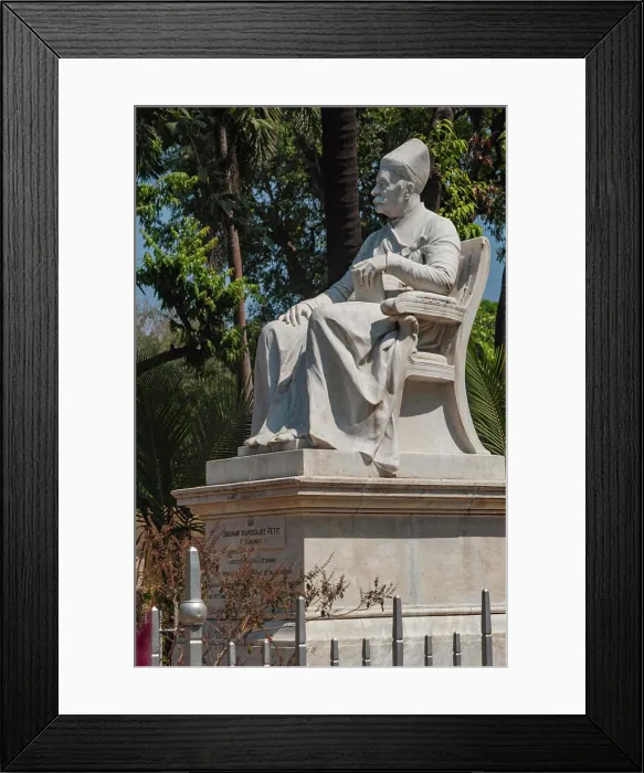 Framed Print : Sir dinshaw maneckji petit statue, mumbai, maharashtra, india, asia Copyright: xAnilxDave / DinodiaxPhotox