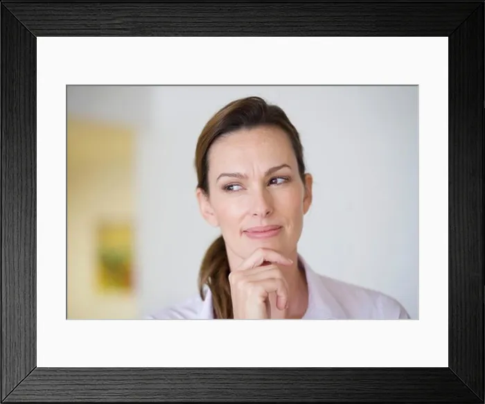 Framed Print : Portrait of Woman, Miami, Dade County, Florida, USA