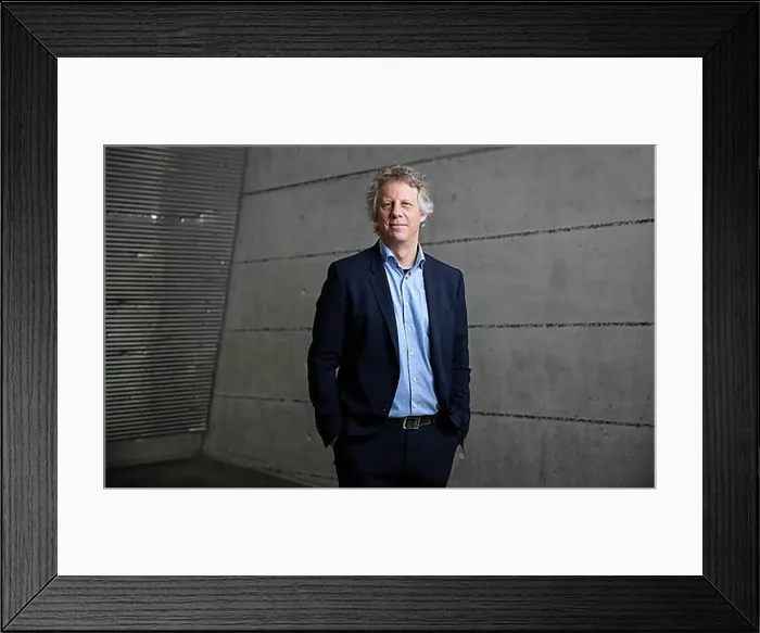 Framed Print : Dr Sierk Poetting, CFO, COO, BioNTech SE, Munich, 10.03.2021. Munich, Germany, Europe