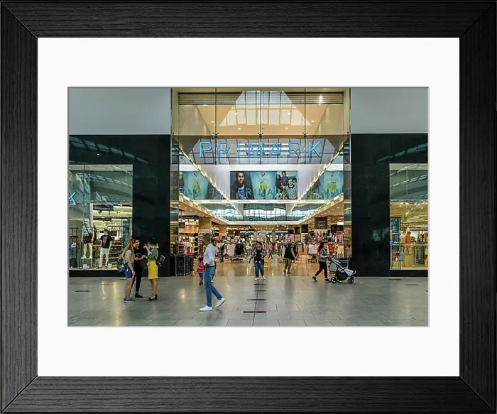 Framed Print : Primark, Waterfront shopping centre, AG-Weser-Strasse, Groepelingen, Bremen, Germany, Europe Framed Print : Primark, Waterfront shopping centre, AG-Weser-Strasse, Groepelingen, Bremen, Germany, Europe