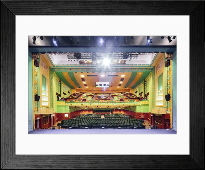 Framed Print : View of the auditorium from the back of the stage Framed Print : View of the auditorium from the back of the stage