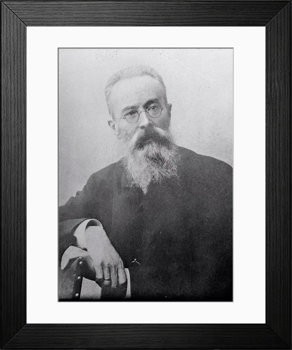Framed Print : Composer Nikolai Rimsky-Korsakov (1844-1908) by Anonymous  / Russian State Archive of Literature and Art