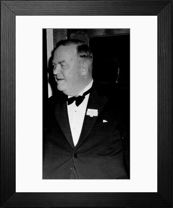 Framed Print : Dr. A.E.V. Richardson. January 1, 1949. (Photo by Mercury Hobart)