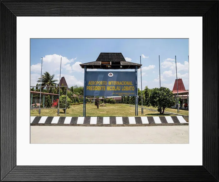 Framed Print : Presidente Nicolau Lobato International Airport; Dili, East Timor Framed Print : Presidente Nicolau Lobato International Airport; Dili, East Timor