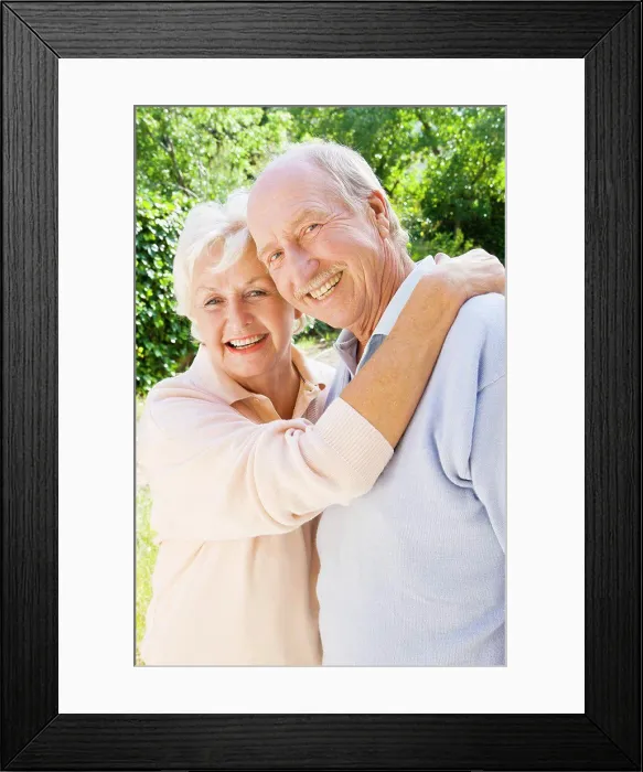 Framed Print : Portrait of Couple Framed Print : Portrait of Couple