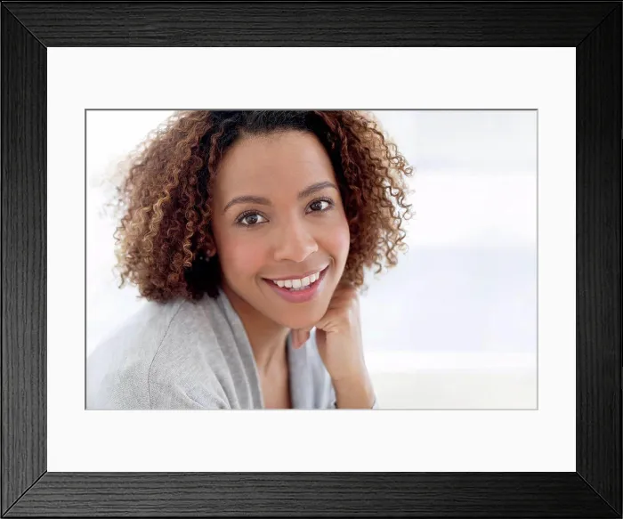 Framed Print : Portrait of mid adult woman Framed Print : Portrait of mid adult woman