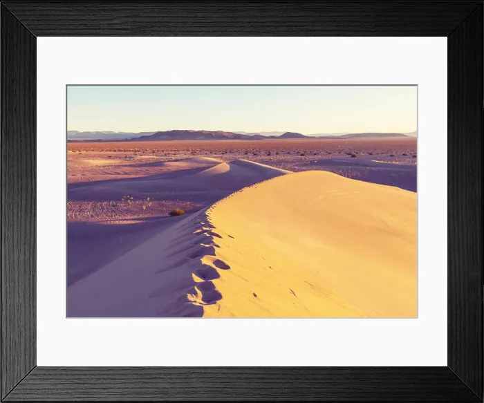 Framed Print : Sand dunes in California Sand dunes in Death Valley National Park
