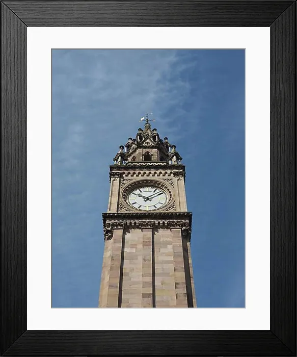Framed Print : Albert Clock in Belfast, Ireland, Europe Framed Print : Albert Clock in Belfast, Ireland, Europe