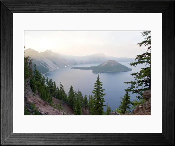 Framed Print : Scenic Crater Lake National Park, Oregon Framed Print : Scenic Crater Lake National Park, Oregon