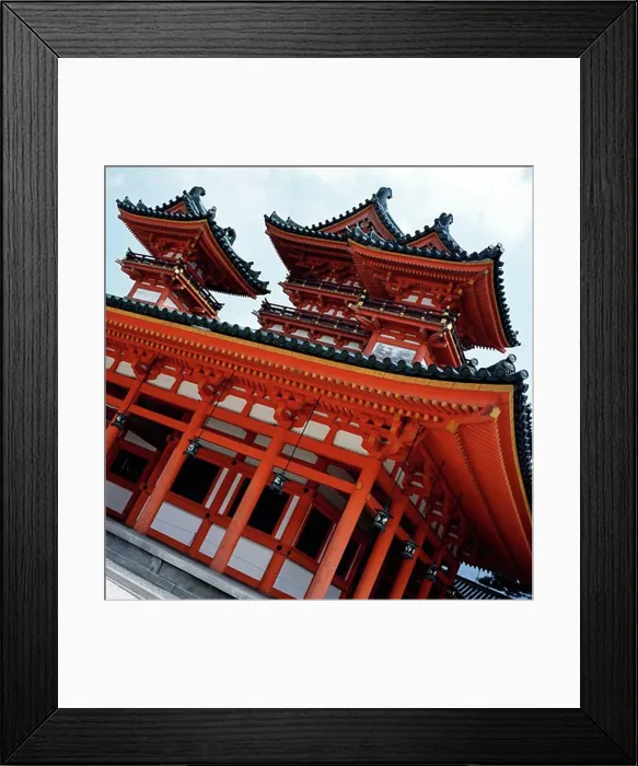 Framed Print : Heian Shrine exterior, Kyoto, Japan Framed Print : Heian Shrine exterior, Kyoto, Japan