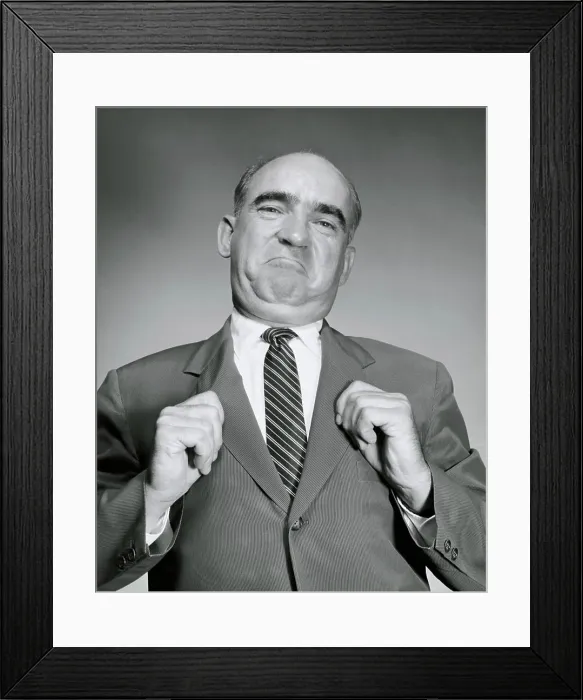 Framed Print : Portrait of a businessman smiling
