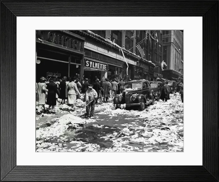 Framed Print : Aftermath -- ****** Sixth-street and Sixth-avenue Framed Print : Aftermath -- ****** Sixth-street and Sixth-avenue