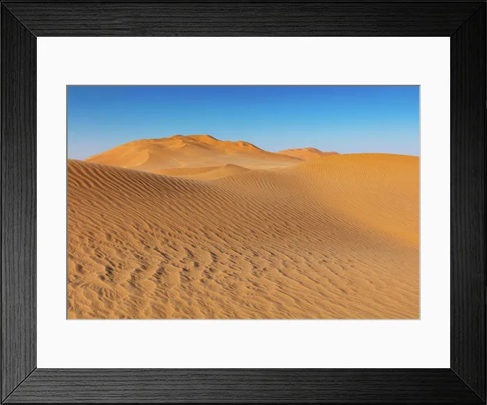 Framed Print : Landscape at Oman, Sand, Desert Framed Print : Landscape at Oman, Sand, Desert