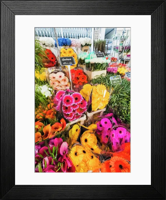 Framed Print : England, London, Columbia Road Flower Market Framed Print : England, London, Columbia Road Flower Market